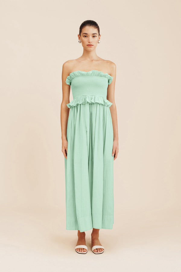 Mint strapless dress hotsell