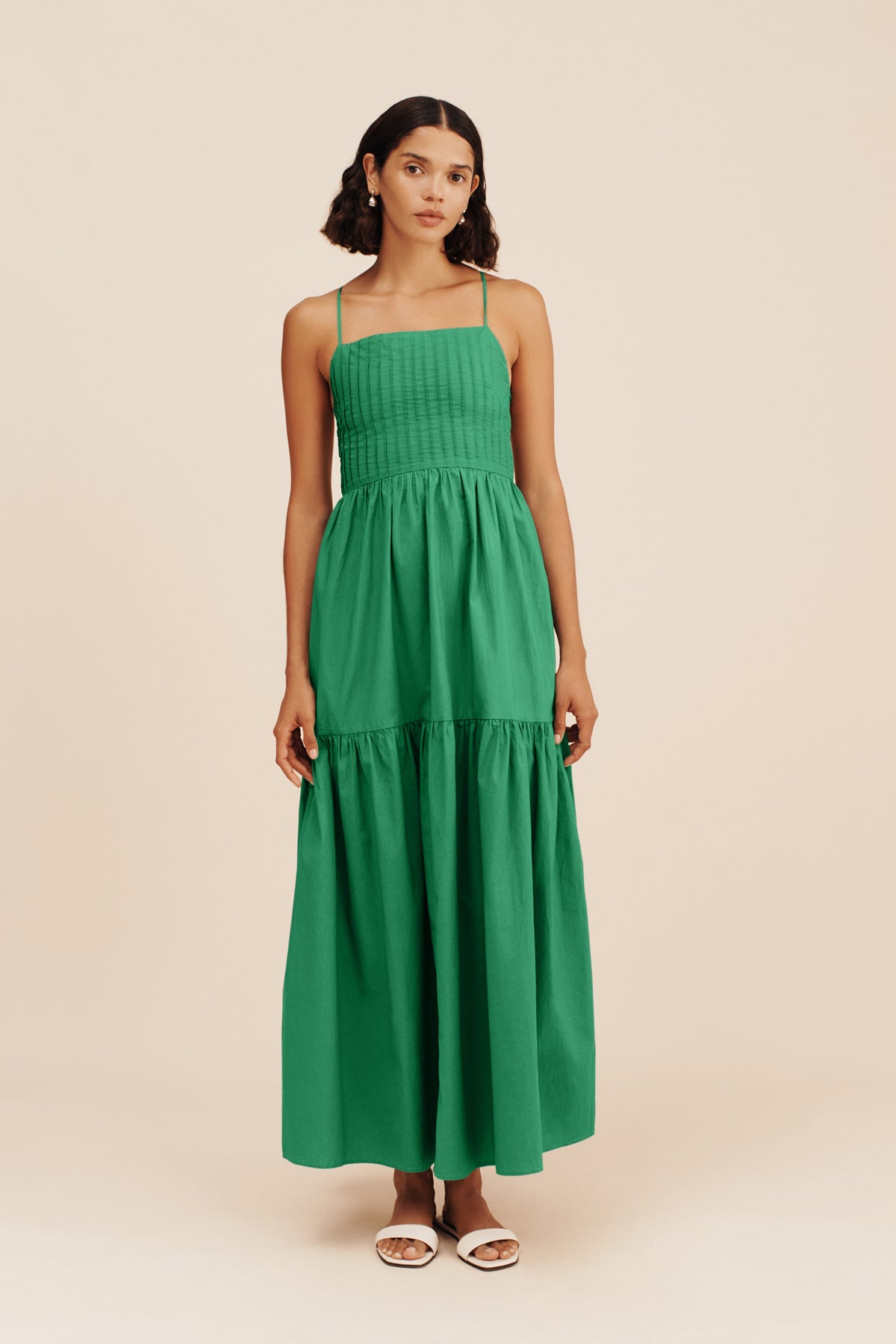 ALEXIS DRESS - TOPAZ GREEN – THE POSSE US