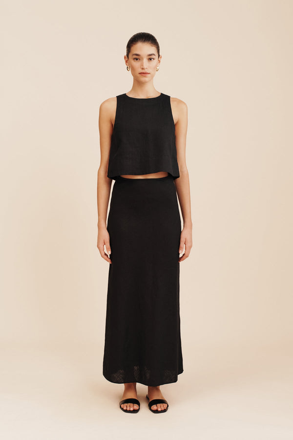 AURORA SKIRT - BLACK – THE POSSE US